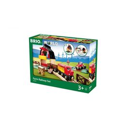 Brio 33719 Деревянная ж/д с переездом и мини-фермой
