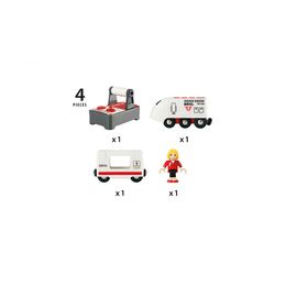 Brio 33510 Радиоуправляемый пассажирский поезд с вагоном и пассажиром