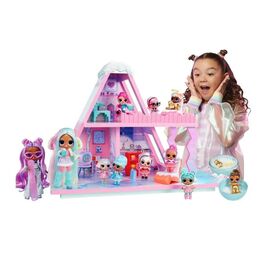 Дом для кукол ЛОЛ с куклой Хаус LOL House Winter Snow Chalet