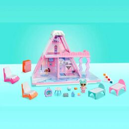 Дом для кукол ЛОЛ с куклой Хаус LOL House Winter Snow Chalet
