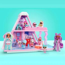 Дом для кукол ЛОЛ с куклой Хаус LOL House Winter Snow Chalet
