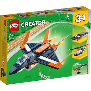 LEGO Creator 3 в 1 Сверхзвуковой самолет 31126