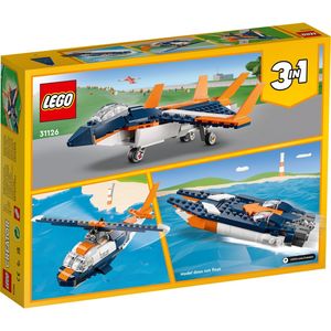 LEGO Creator 3 в 1 Сверхзвуковой самолет 31126
